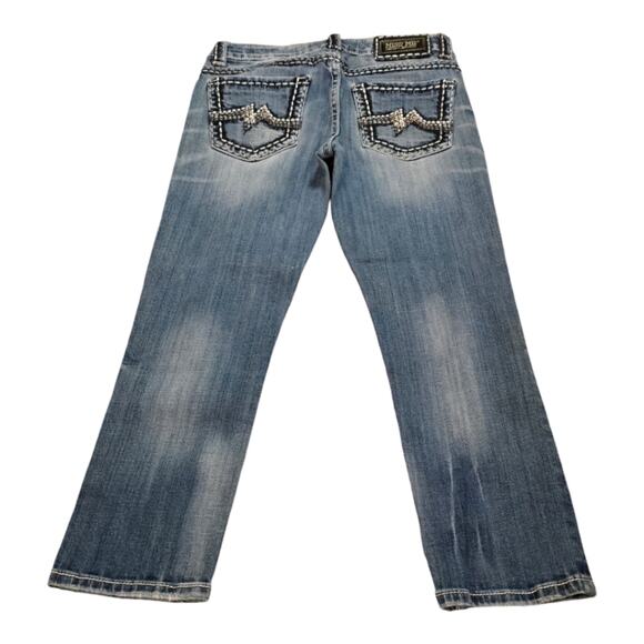 Miss Me Boyfriend Capri Cropped Pockets Stretch Women's Size‎ 26 x 25 - Picture 3 of 12
